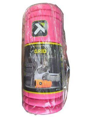 TriggerPoint Grid Foam Roller Pink Durable Massage Therapy Tool